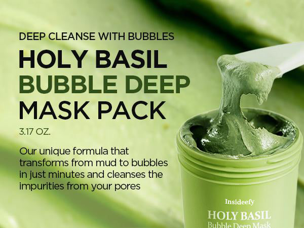 (🔥LAST DAY SALE-80% OFF)Final Sale -Insideefy Holy Basil Bubble Deep Mask 13%