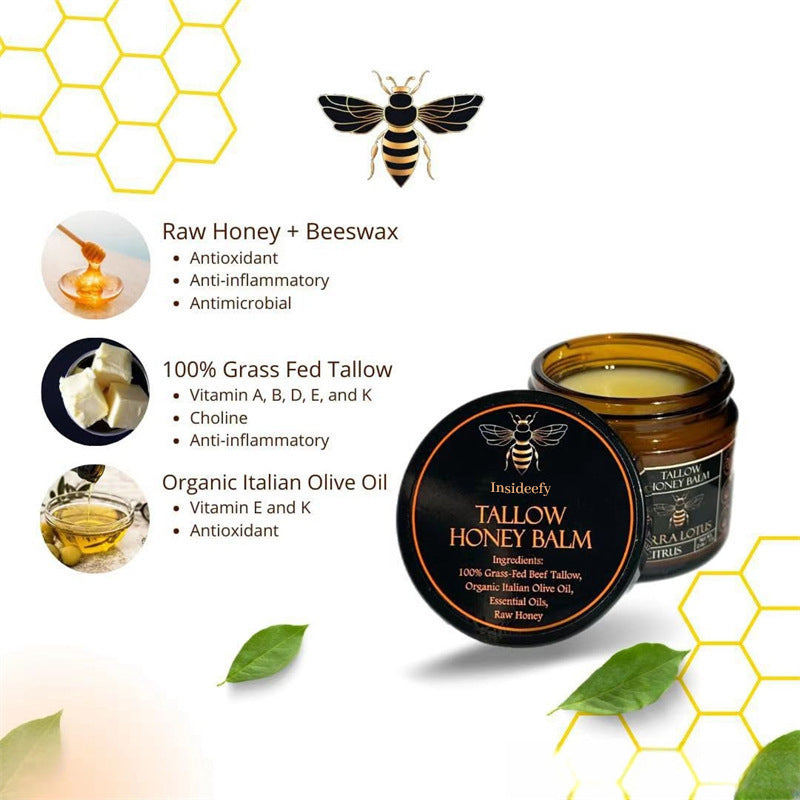 (🔥LAST DAY SALE - 80% OFF) Insideefy ORGANIC TALLOW HONEY BALM
