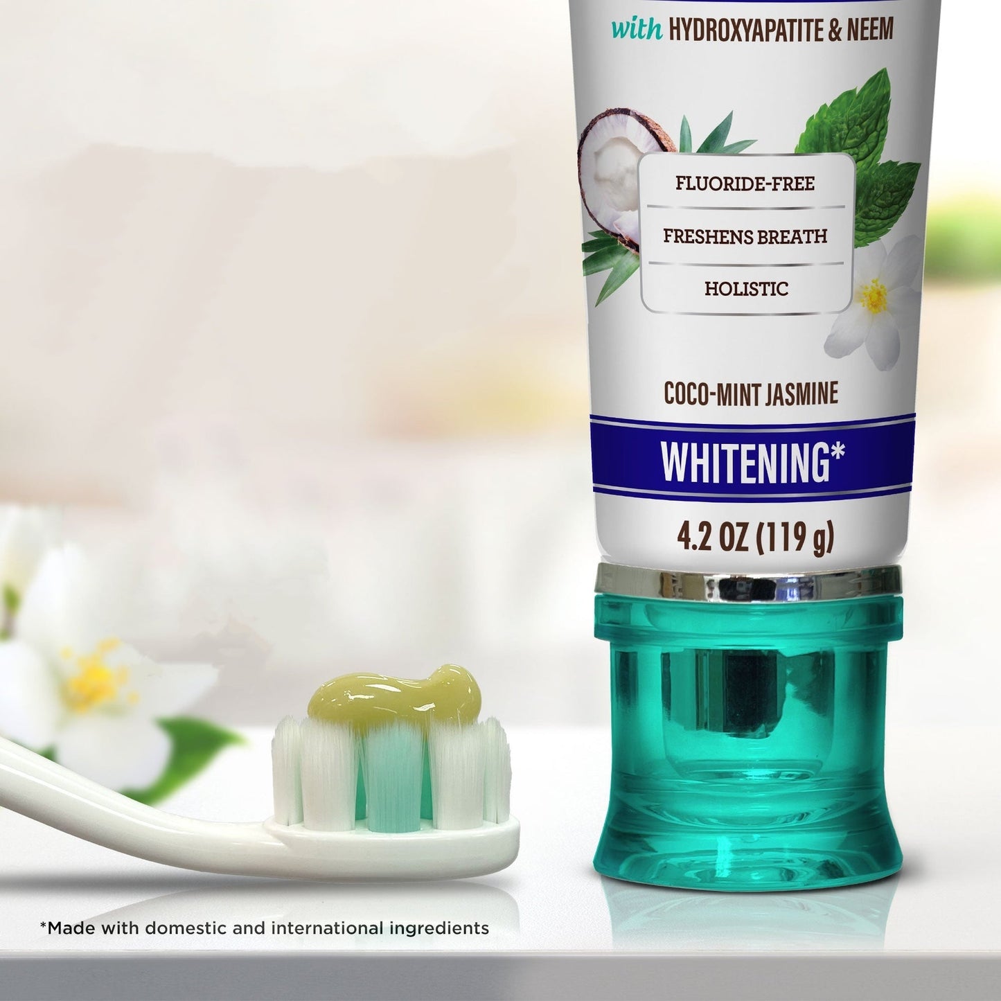 LOVILDS™  ✨Coconut Mint Fluoride-Free Hydroxyapatite Whitening Toothpaste✨Limited Time Offer：50%