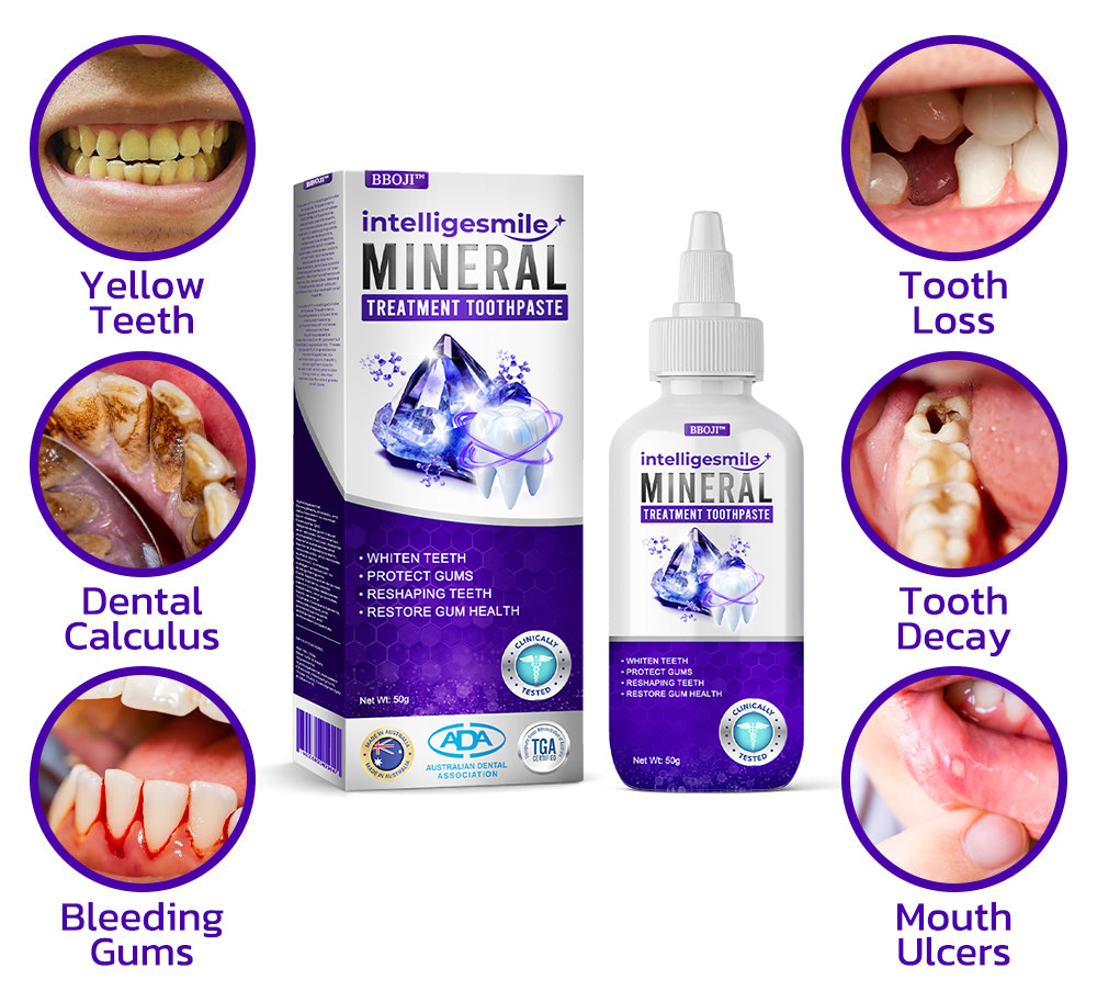 🥇BBOJI™ IntelligeSmile Mineral Treatment Toothpaste