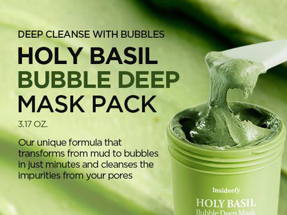 （🔥LAST DAY SALE-80% OFF)Final Sale -Insideefy Holy Basil Bubble Deep Mask 13%