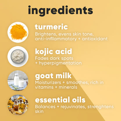 🔥Turmeric & Kojic Acid Brightening Soap