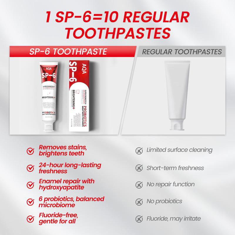 🔥 Final Day 80% OFF 🔥- Official Store💎 AQA SP-6 Toothpaste